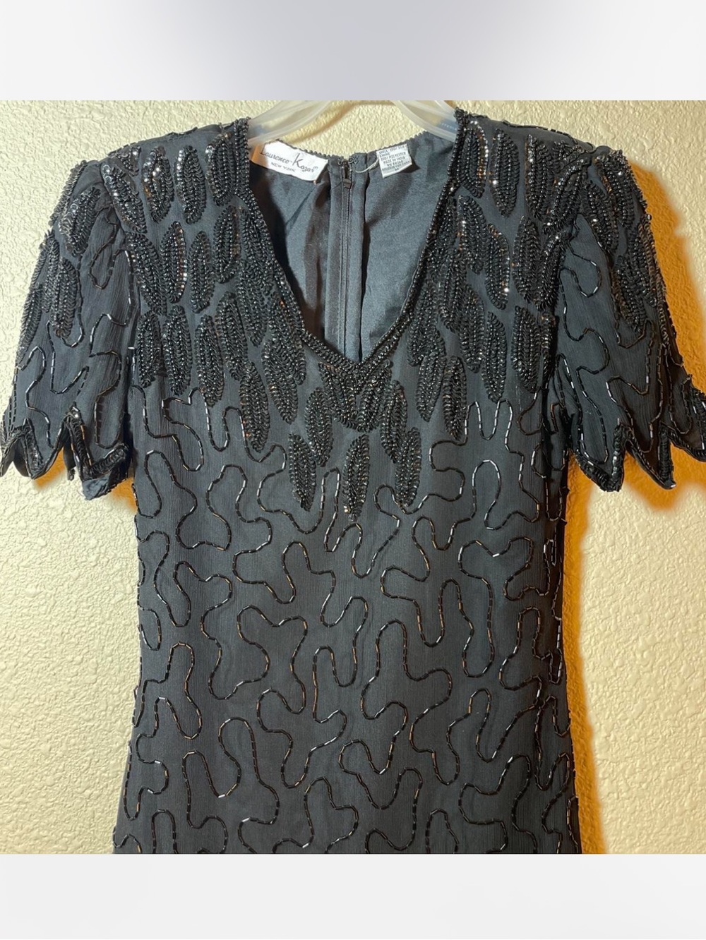 1980s Silk party dress - Picture 3 of 6